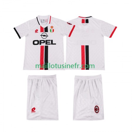 Maillot de Foot AC Milan Extérieur Retro 1996 1997 - Enfant